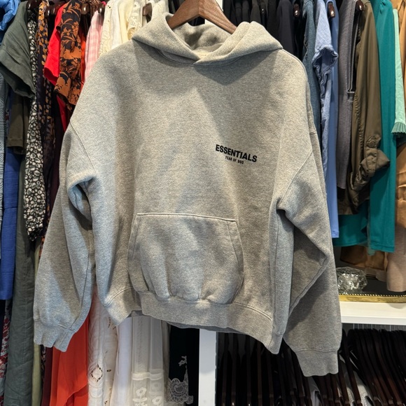 Essentials Gray Hoodie Sweater size s - Picture 1 of 4